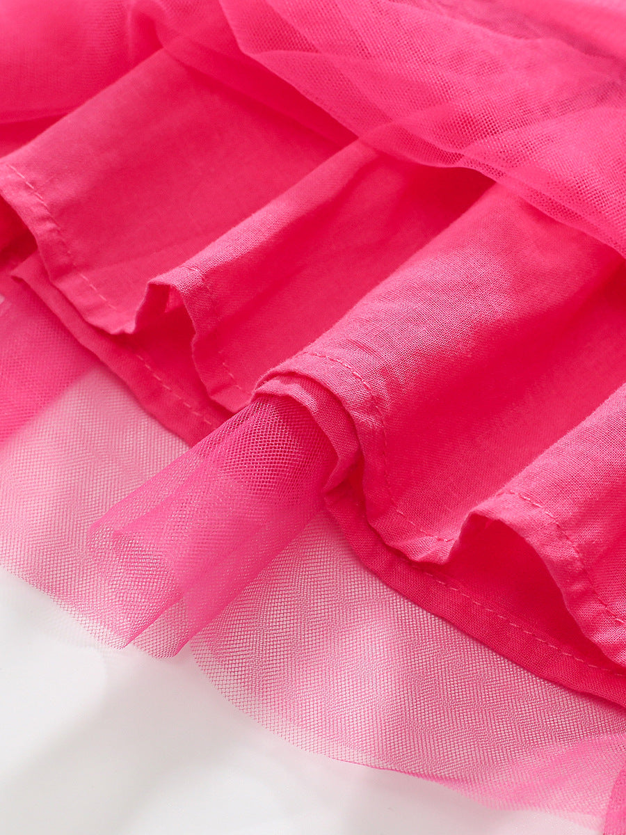 Girls’ Clothing Summer Collection – Teddy Sequin Children’s T-Shirt Dress